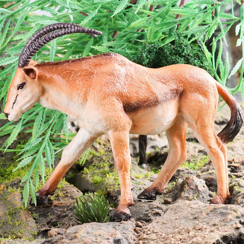 Oenux Afrikanische Wilde Tiere Modellfiguren Set Multicolor für Kinder und zur Dekoration - Bild 4