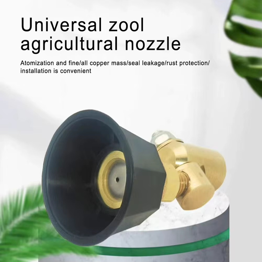 Universal Hochdruck Pestizid Sprayer Düse für Landwirtschaft und Garten aus Kupfer in Schwarz - Bild 4