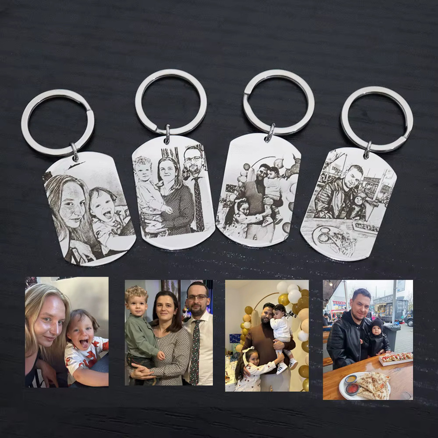 Enjoy steel Schlüsselanhänger, Edelstahl, personalisiert - Bild 4