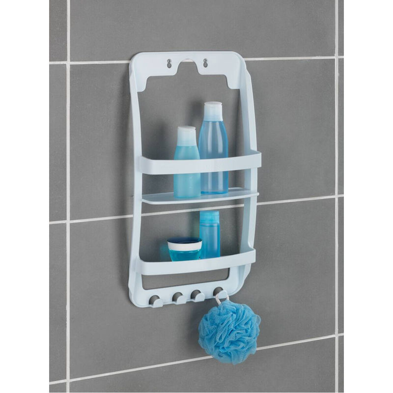 Wenko Badregal Universal in Weiß, B/H/T: 26 x 54,5 x 11,5 cm - Bild 3