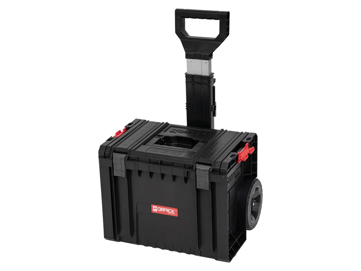 Qbrick System Werkzeugtrolley PRO Cart in Schwarz mit Teleskopgriff und Rollen - Bild 2
