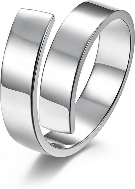 YIRAN Ring, Titanstahl, weiß, Unisex, Größe 12 - Bild 1