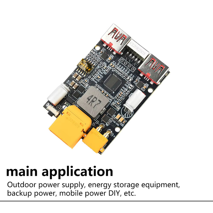 occkic 100W Schnelllade-Modul für mobile Stromversorgung, unterstützt 2-7S Lithium-Batterien und Lithium-Eisenphosphat - Bild 2