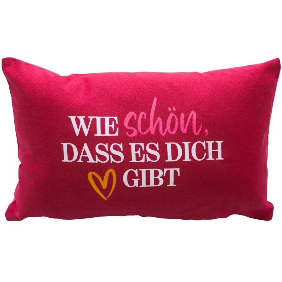 Dekohelden24 Zierkissen aus 100% Baumwolle in Lila-multicolor, B/H/T: 40 x 23 x 13 cm - Bild 2