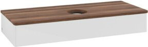 V&B Waschtischunterschrank Antao ohne Frontstruktur in Weiß, B/T/H: 120 x 50 x 19 cm - Bild 1