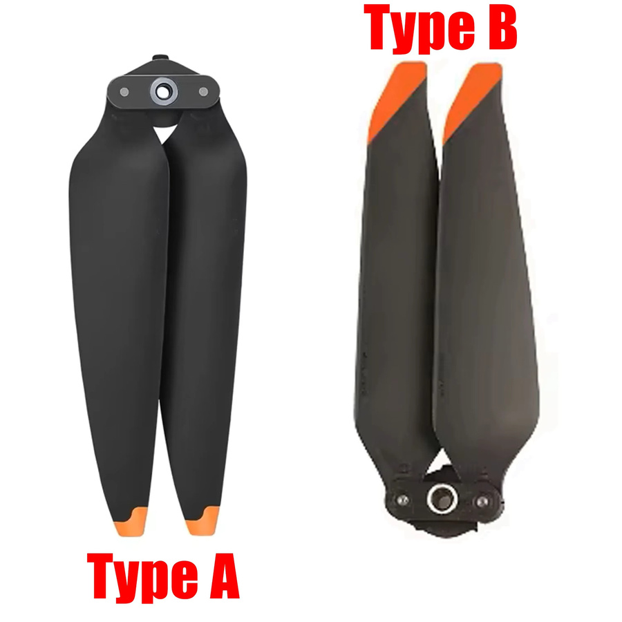 DJI Ersatz-Propellerblätter mit Schnellverschluss für Air 3 und Air 3S Quadcopter Drohne in Schwarz und Orange - Bild 4