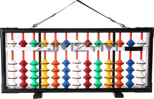 ZJMZYM 13-Säulen-Abakus aus Holz, multicolour - Bild 1