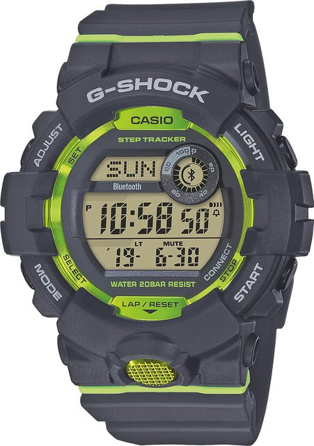 Casio Digitaluhr, Quarz, Kunststoff, Grau, 49 mm, Herren - Bild 1