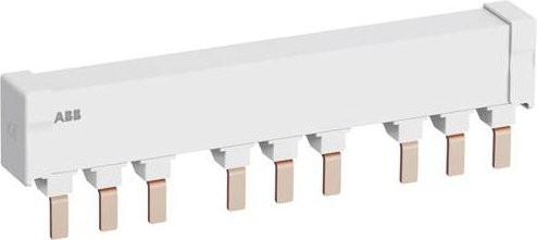 ABB 1SAM401920R1003 PS2-3-0-125 3-Phasen-Sammelschiene für 3 MS165, Ie=125A, Farbe: Weiß - Bild 1