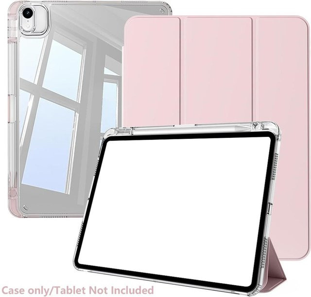 Transparente Schutzhülle für iPad Air 13 Zoll M4/M3/M2 mit Stifthalter und Auto Sleep/Wake Funktion - Bild 1