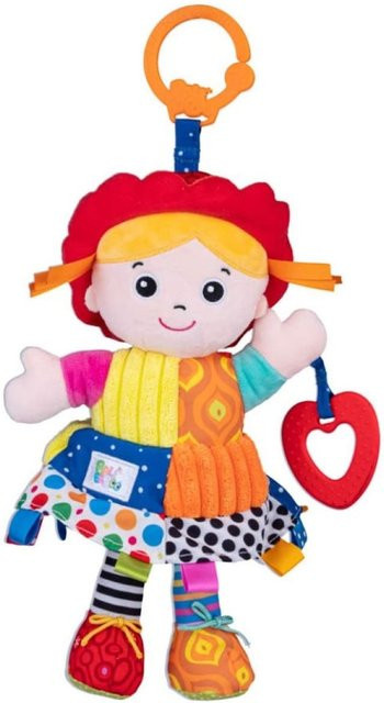 Bali Bazoo Baby Plüsch-Puppe Greifling Rassel C-Ring, Stoffpuppe, bunt - Bild 1