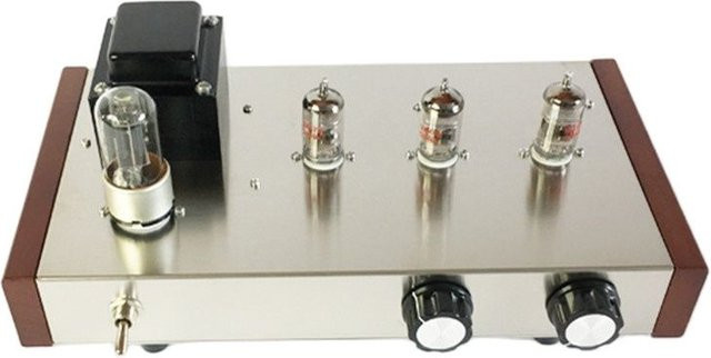 SENGTERBELLE 12AX7 Röhren-HiFi-Vorverstärker in Silber basierend auf Marantz M7 Schaltung - Bild 1