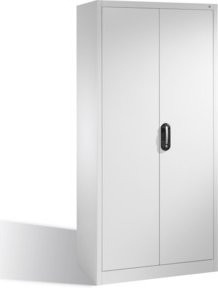 C+P Aktenschrank Acurado mit Drehtüren in Lichtgrau, 5 Ordnerhöhen, H: 195,0 cm, B: 93,0 cm, T: 40,0 cm - Bild 1