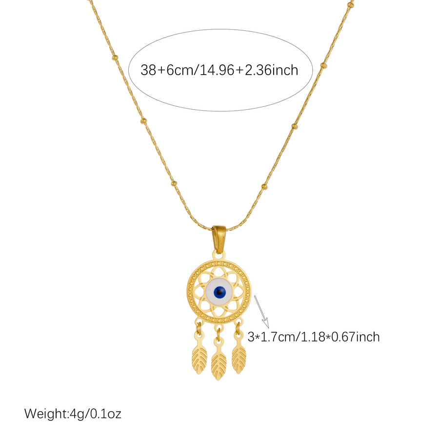 DIEYURO Halskette Edelstahl, Gold, Zirkonia, Damen - Bild 2