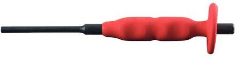 KS Tools Splinttreiber mit Handschutzgriff rund Ø 5mm in Schwarz-Rot - Bild 1