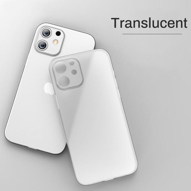 Ultra-dünne matte Handyhülle für Apple iPhone 11 12 13 14 15 16 Pro Max Plus Mini X XR XS in Transparent - Bild 1