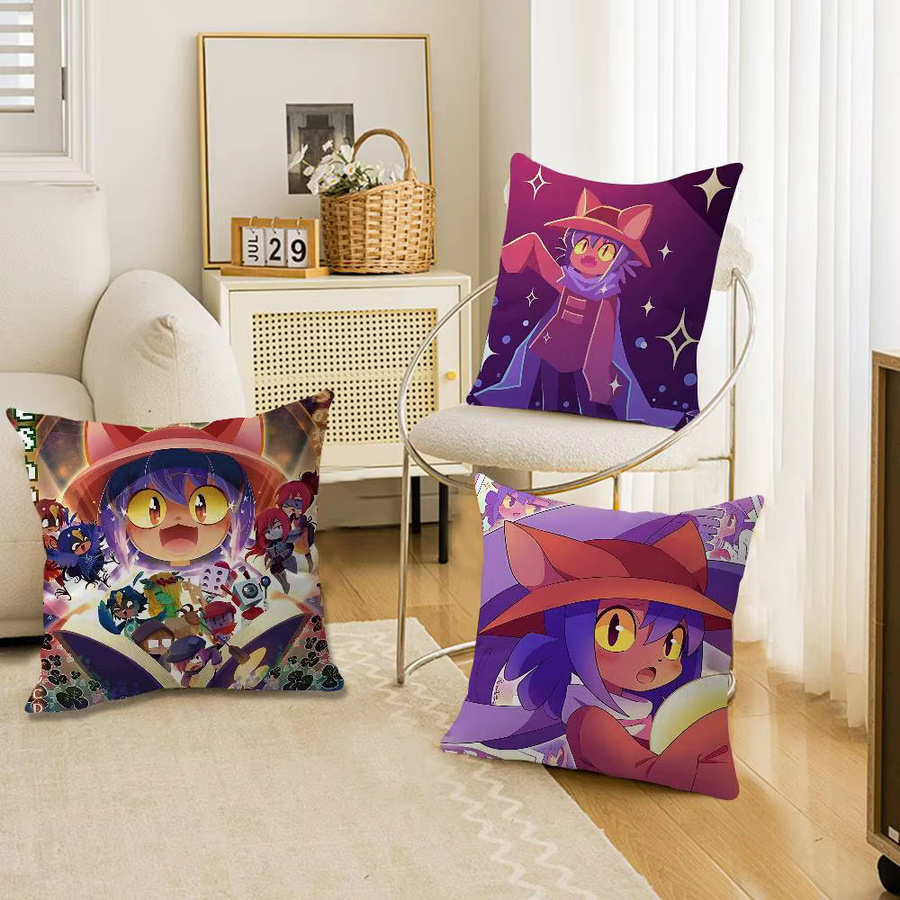 Potdemiel Anime Niko Oneshot Kissenbezug im Aesthetic Bauernhaus Stil für deine Couchdekoration - Bild 5