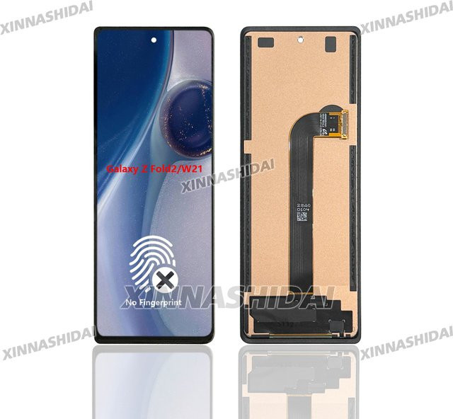 Samsung Galaxy Z Fold 2 5G F916B LCD-Display-Ersatz mit Digitizer-Baugruppe und Rahmen in Schwarz, 6,5 Zoll - Bild 1