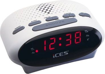 Lenco Digital-Radiowecker ICR-210 in Weiß - Bild 1