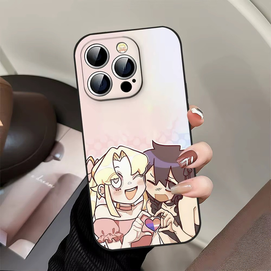 I Love Amy AMY X BIBI Anime Handyhülle für iPhone in Schwarz und Multicolour als weiche Schutzhülle - Bild 4