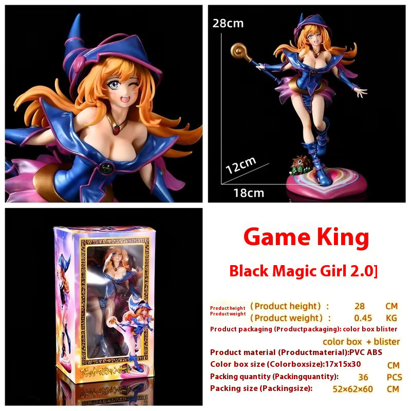 Bandai Yu-Gi-Oh! Dark Magician Girl, Anime-Figur, Actionfigur, Kunststoff - Bild 3
