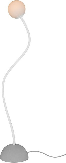 Karman Moony BB Stehleuchte Outdoor Weiß aus Metall und Glas mit LED und E27 Fassung, Höhe: 145 cm - Bild 1
