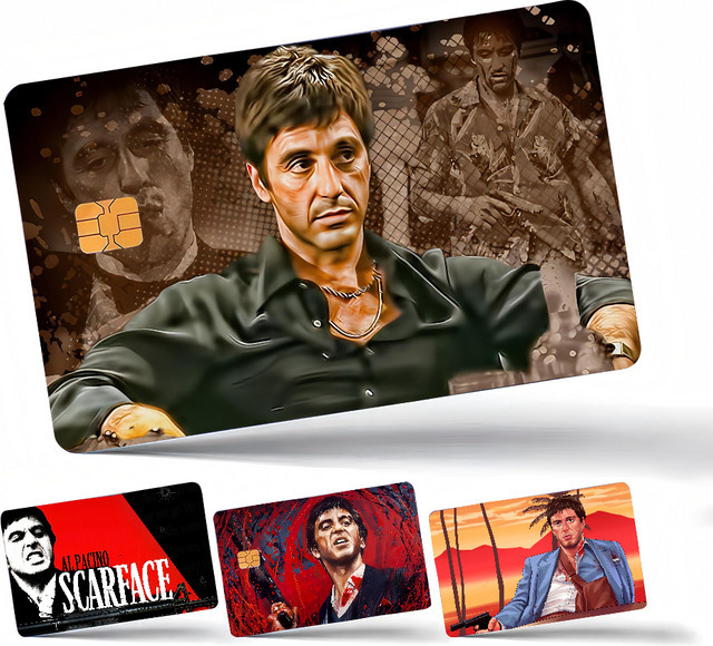 Wasserfeste Scarface 1983 Film Aufkleber mit Al Pacino Motiv für Dekoration und Sammler, Mehrfarbig - Bild 1