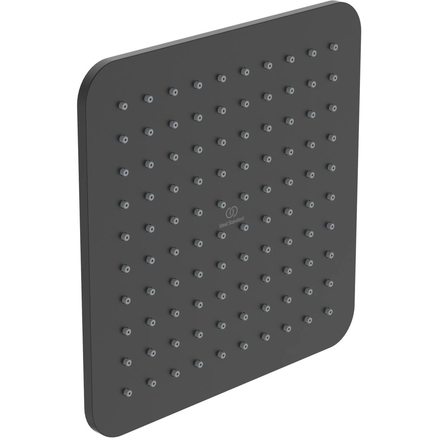 Ideal Standard Kopfbrause Idealrain Cube in Schwarz matt, quadratisch, mit Regenfunktion und Anti-Kalk-Funktion, B/B: 20 x 20 cm - Bild 2