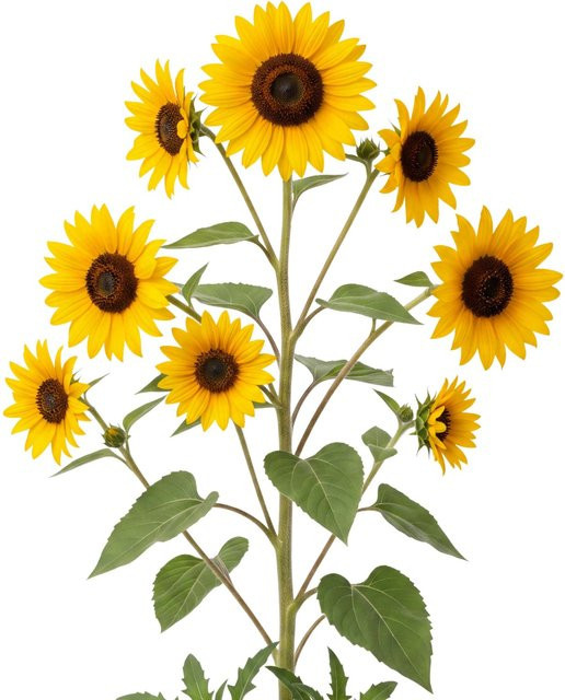 LaCaTho Sonnenblumen Samen Helianthus Annuus Gelbe Blüten, 500 Stück - Bild 1