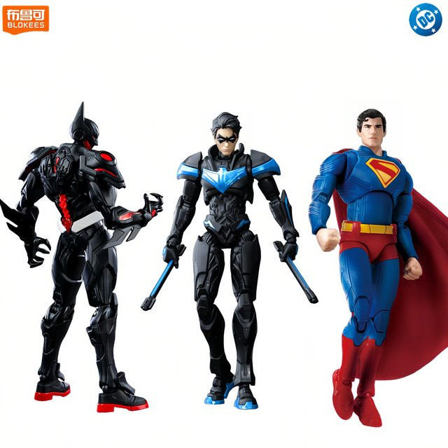Blokees DC Champion Class Beyond Edition, Nightwing Batman Beyond Superman, Actionfiguren, 1:12 Maßstab - Bild 1