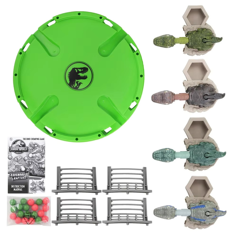 Disney Jurassic World Ravenous Raptors The Dino Chomping Game, Spielset, Actionfigur - Bild 2