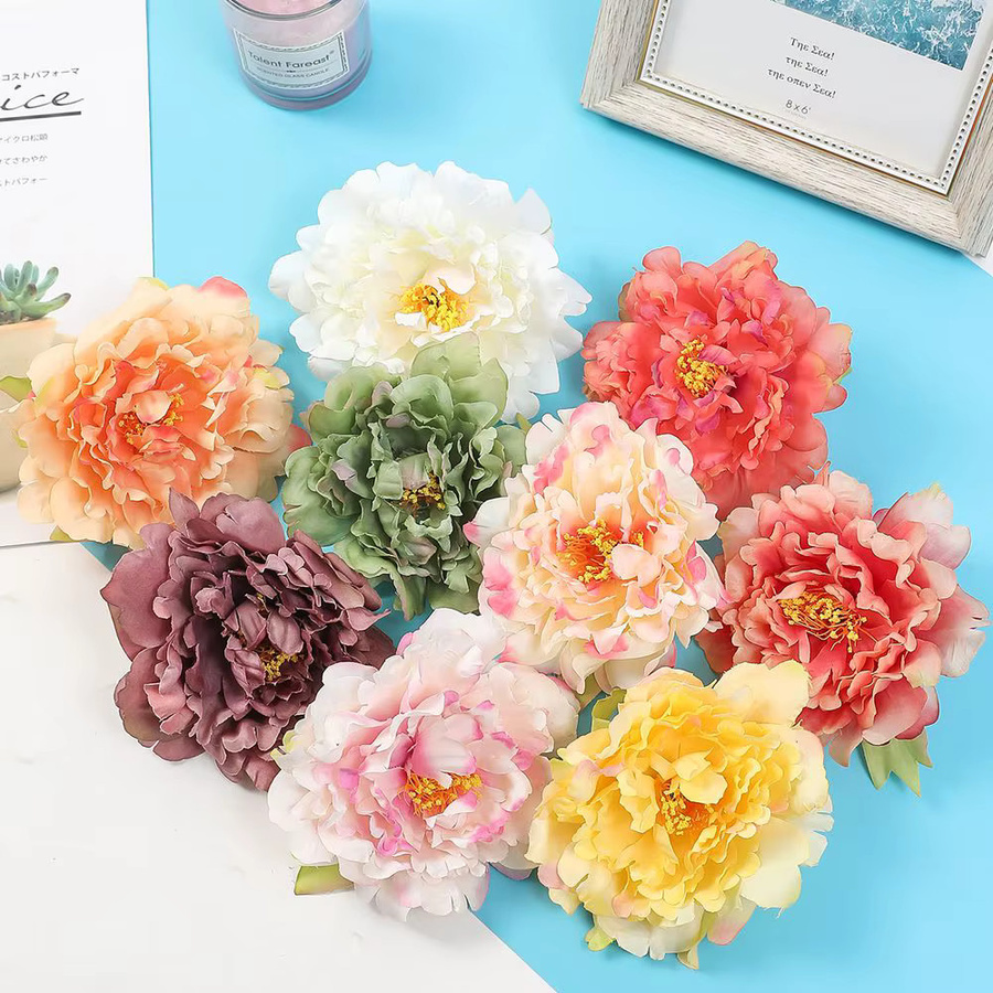 ZQCY Künstliche Seiden-Pfingstrosen in Multicolour für Hochzeiten und DIY-Dekorationen - Bild 2