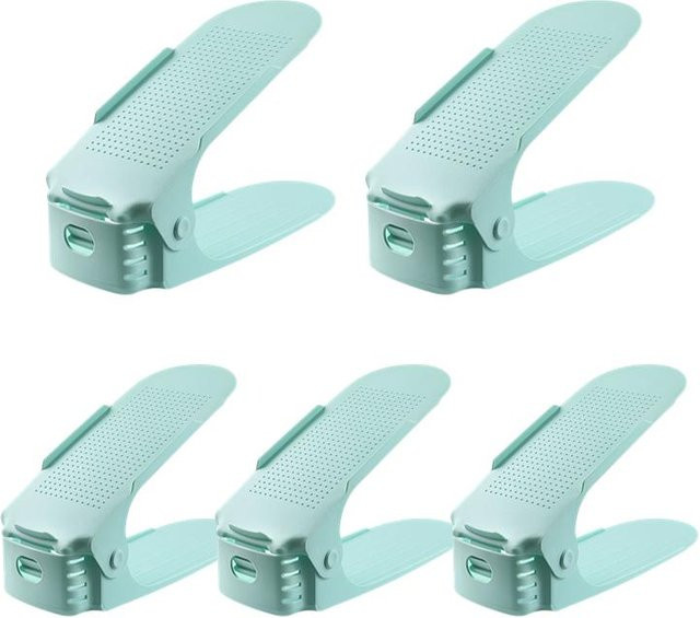 Xiaomi Mijia Schuhregal Organizer, stapelbare Schuhaufbewahrung in Weiß, 5 Stück - Bild 1