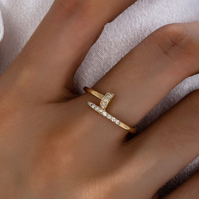 OneInspiration Ring, Gold, Zirkonia, Kinder - Bild 1