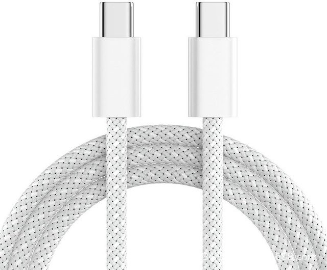 TopSky 60W Typ-C auf Typ-C Datenkabel für Schnellladung, weiß, 1m - Bild 1
