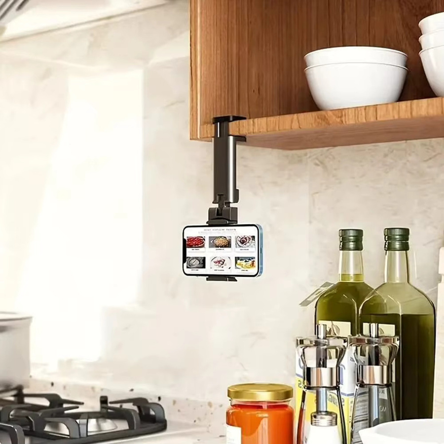 YEGBONG Universal Flugzeug Telefonhalter mit 360-Grad-Rotation in Schwarz - Bild 5