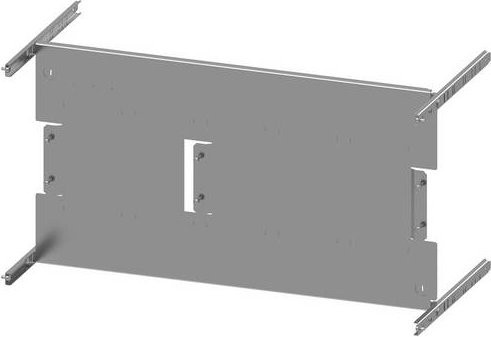 Siemens SIVACON S4 Montageplatte 3VA20, 3-polig, 100A, 8US-Aufbau, grau, H: 40 cm, B: 80 cm - Bild 1