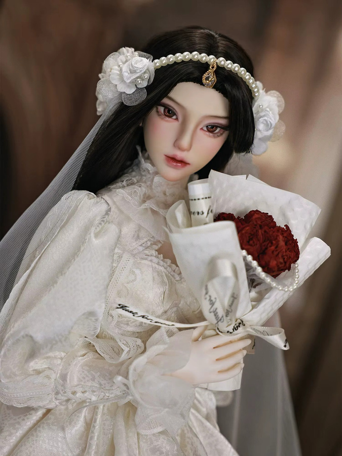 Joybjd Wenwen 1/3 BJD Puppe, Hochzeitskleid-Stil, ab 3 Jahren - Bild 4
