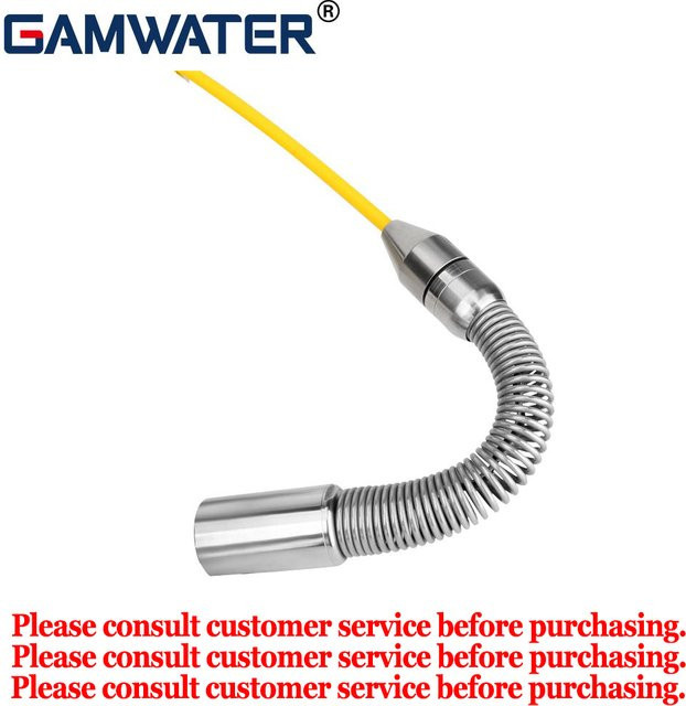 GAMWATER Ersatz-Endoskopkamerakopf HD 1080P mit 8 oder 12 LEDs und 512Hz Sonde, selbstnivellierend, Farbe: Silber, Durchmesser: 17mm / 22mm / 23mm - Bild 1
