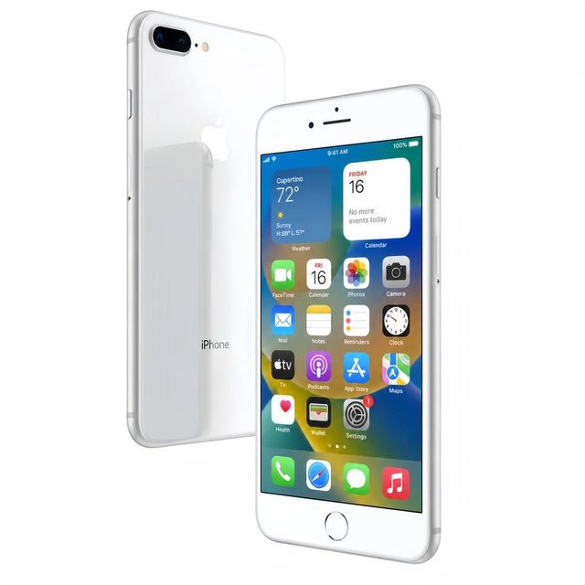 Apple iPhone 8 Plus Refurbished Smartphone Silber 256 GB ROM 3 GB RAM 4G LTE - Bild 1