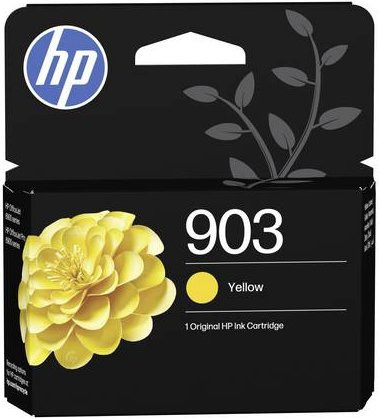 HP Original Tintenpatrone 903 Gelb T6L95AE für OfficeJet 6950 und OfficeJet Pro 6960 - Bild 1