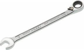 Hazet Knarren-Ring-Maulschlüssel 606-12 in Silber, 12 mm - Bild 1