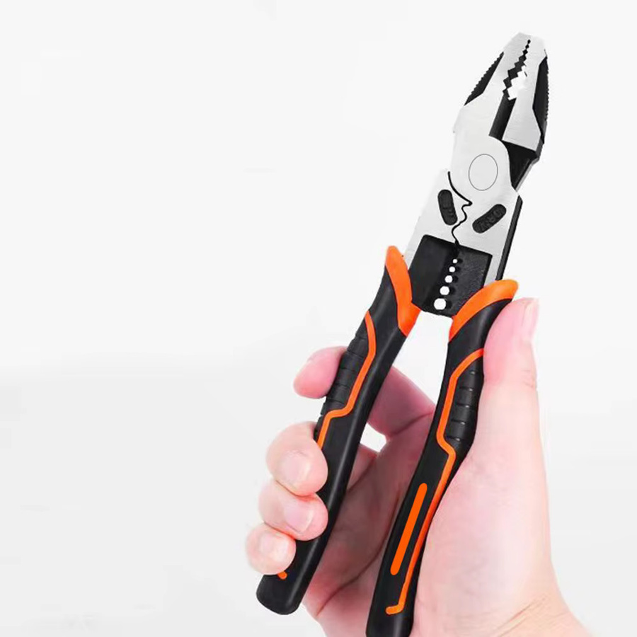 WOZOBUY Drahtzange 8/9 Zoll als scharfe Diagonalzange und Spitzzange zum Schneiden, Drehen und Klemmen von Metalldrähten - Bild 3