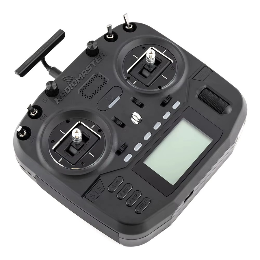 RadioMaster BOXER Fernbedienung mit 16 Kanälen, 2.4G Hall Gimbals, ELRS 4in1 CC2500 Version und EDGETX Unterstützung in Schwarz - Bild 2