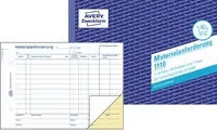Avery Zweckform Materialanforderung 1110 Blaupapier in Weiß/Gelb, A5 - Bild 3