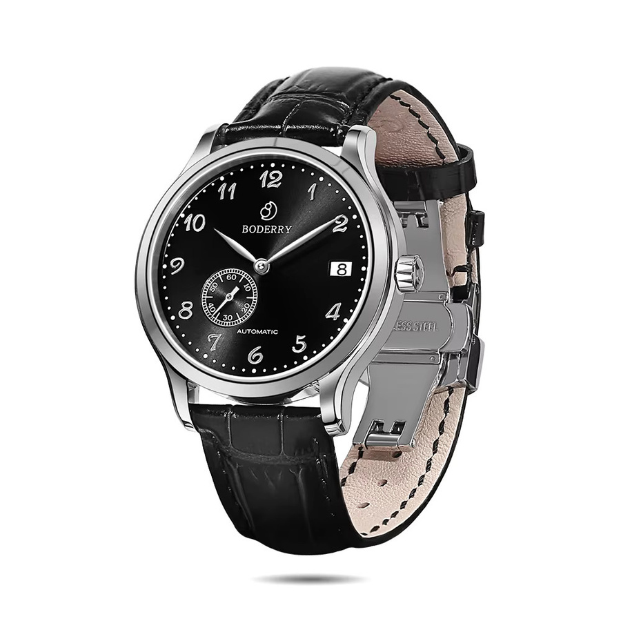 BODERRY Armbanduhr Automatik, Edelstahl, 40 mm, Herren - Bild 2