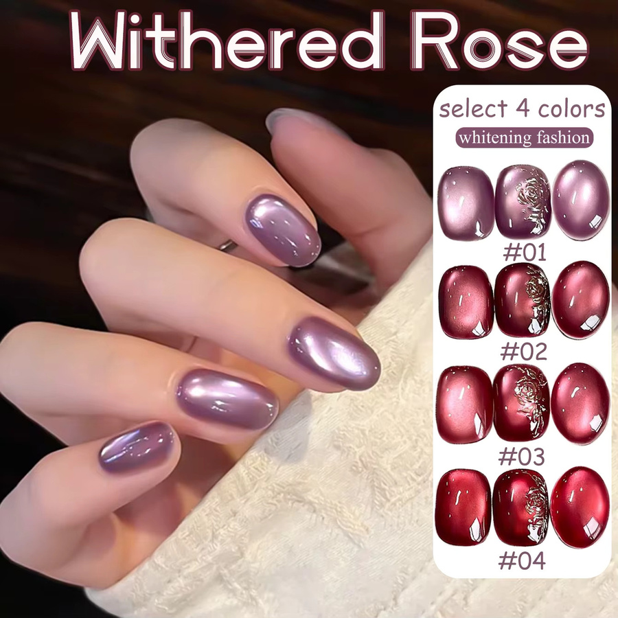 WS Gel-Nagellack, Rot-Violett - Bild 2