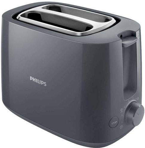 Philips Daily Doppelschlitz-Toaster HD2581/10 in Grau mit Auto-Shutoff-Funktion - Bild 4