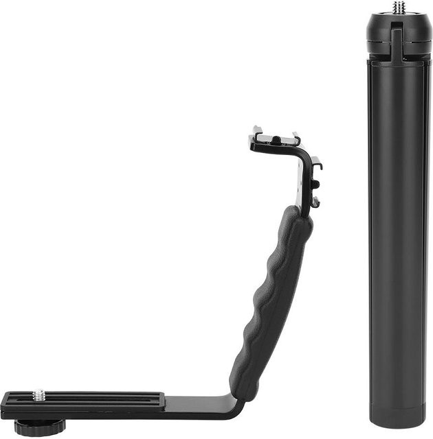 DJI Stativ L-Griff Halterung in Schwarz passend für Osmo Mobile 2, 3 und OM 4 Handheld Stabilisatoren - Bild 1
