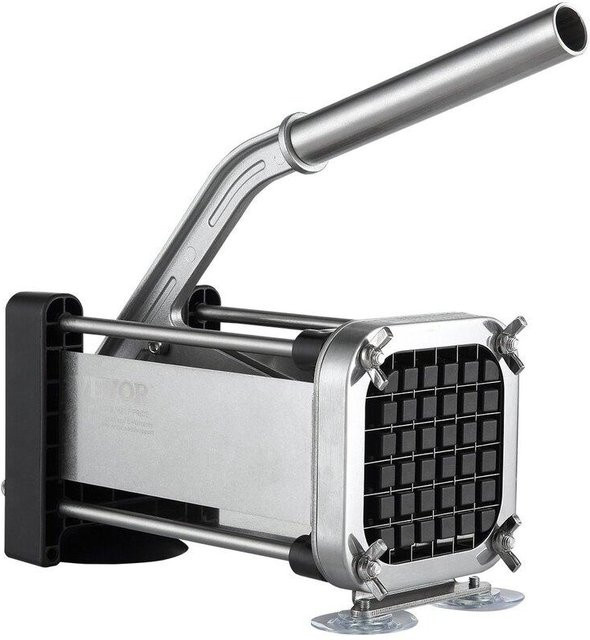 Buying Solutions MB Pommes Frites Schneider aus Edelstahl und Aluminium mit 2 Klingen in Schwarz und Silber - Bild 1
